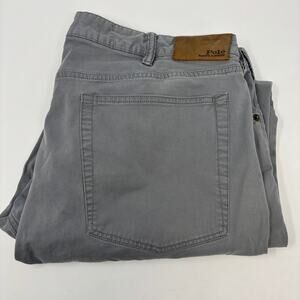 Polo Ralph Lauren Mens 40x31 Gray 5 Pocket Design Jeans